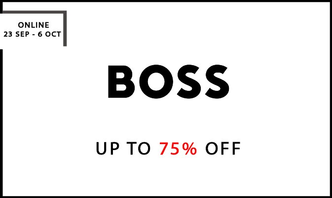 Hugo Boss Flash Sale (Online)